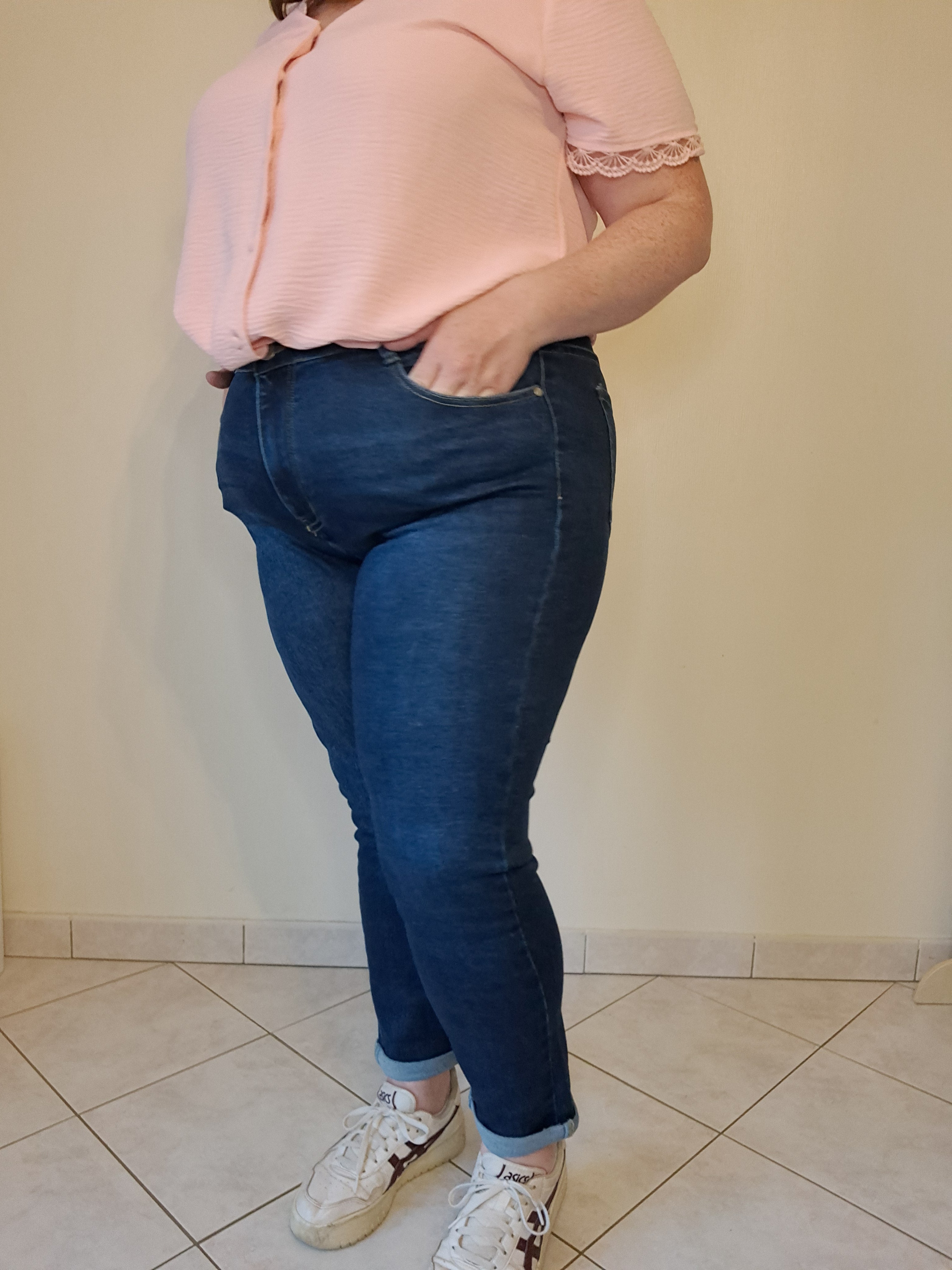 Jean slim stretch bleu brut