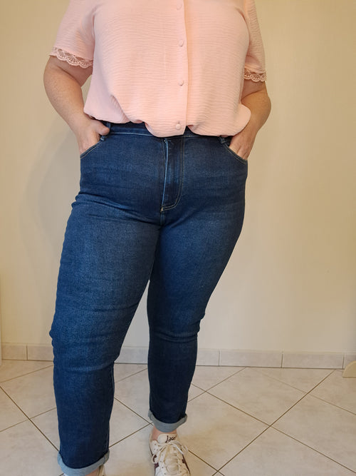 Jean slim stretch bleu brut