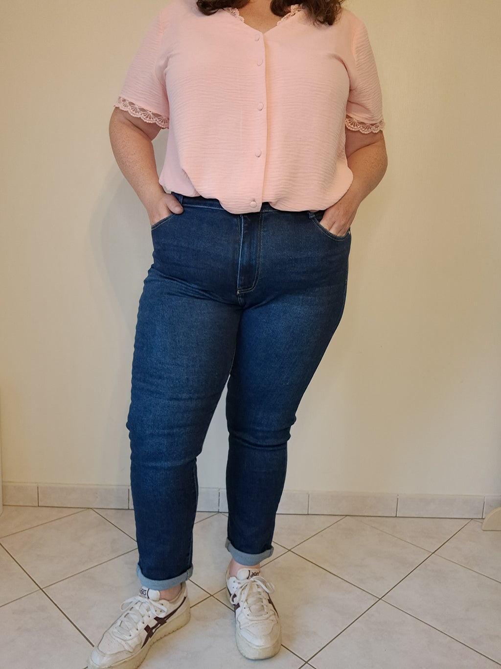 Jean slim stretch bleu brut