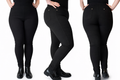 Pantalon slim grande taille noir – Camille